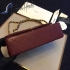 Chanel 2.55 middle size burgundy original lambskin